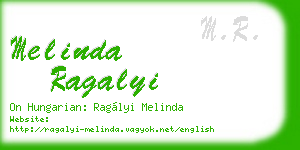 melinda ragalyi business card
