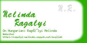 melinda ragalyi business card